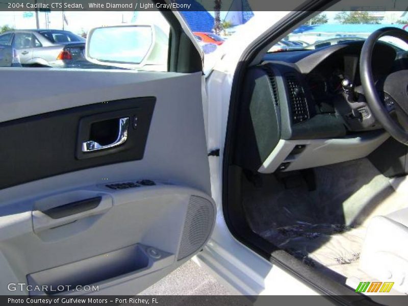 White Diamond / Light Gray/Ebony 2004 Cadillac CTS Sedan