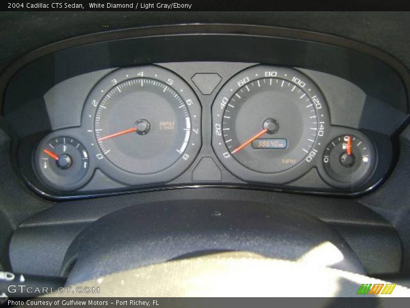 White Diamond / Light Gray/Ebony 2004 Cadillac CTS Sedan