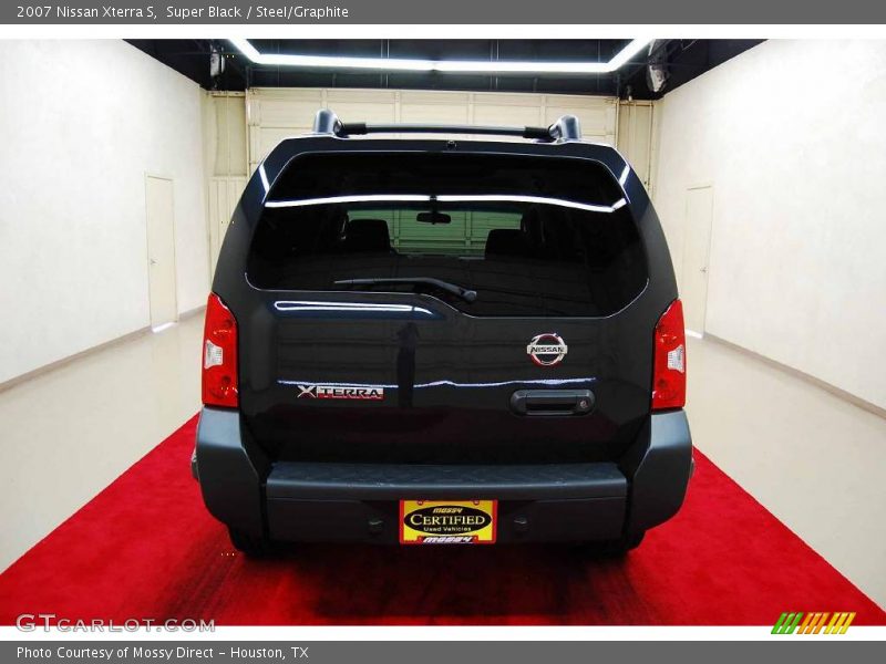 Super Black / Steel/Graphite 2007 Nissan Xterra S
