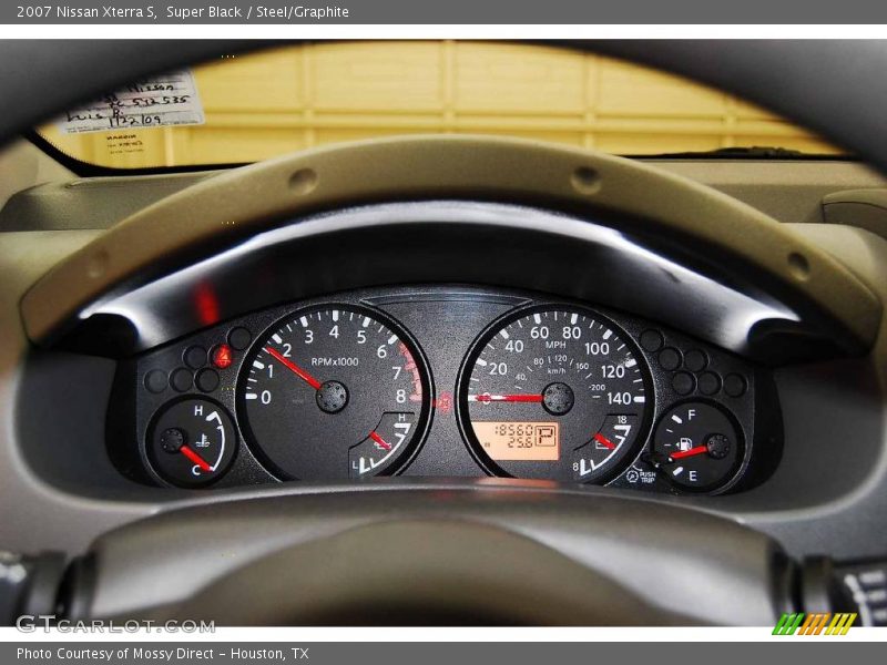 Super Black / Steel/Graphite 2007 Nissan Xterra S