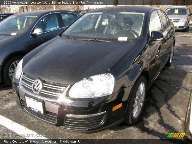 Black Uni / Anthracite 2009 Volkswagen Jetta Wolfsburg Edition Sedan