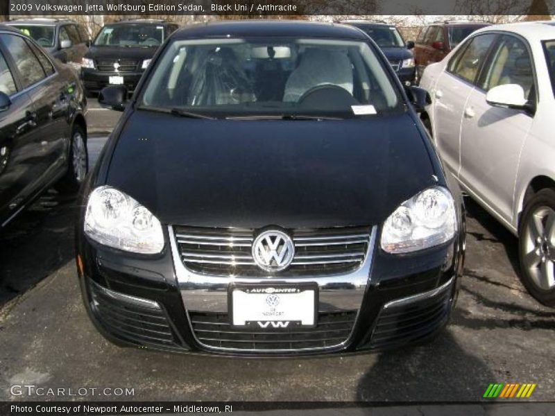 Black Uni / Anthracite 2009 Volkswagen Jetta Wolfsburg Edition Sedan