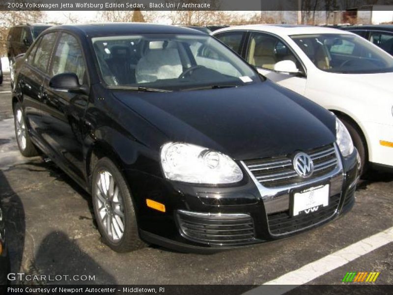 Black Uni / Anthracite 2009 Volkswagen Jetta Wolfsburg Edition Sedan