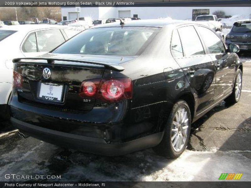 Black Uni / Anthracite 2009 Volkswagen Jetta Wolfsburg Edition Sedan