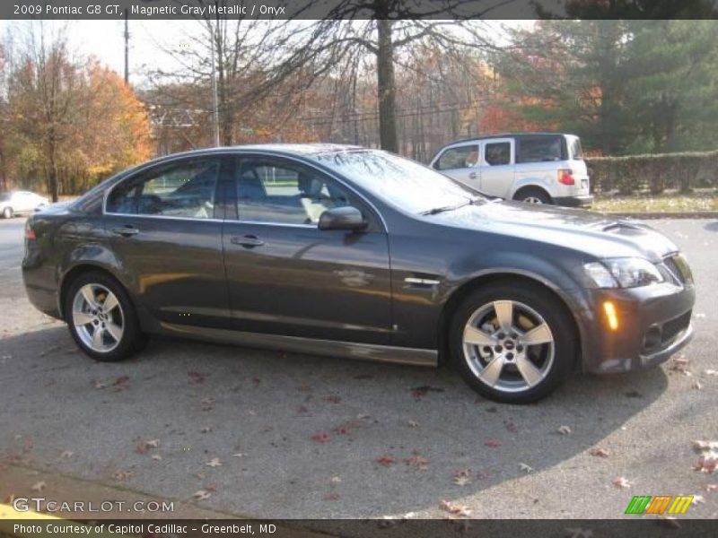 Magnetic Gray Metallic / Onyx 2009 Pontiac G8 GT