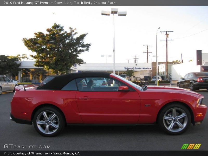 Torch Red / Charcoal Black 2010 Ford Mustang GT Premium Convertible