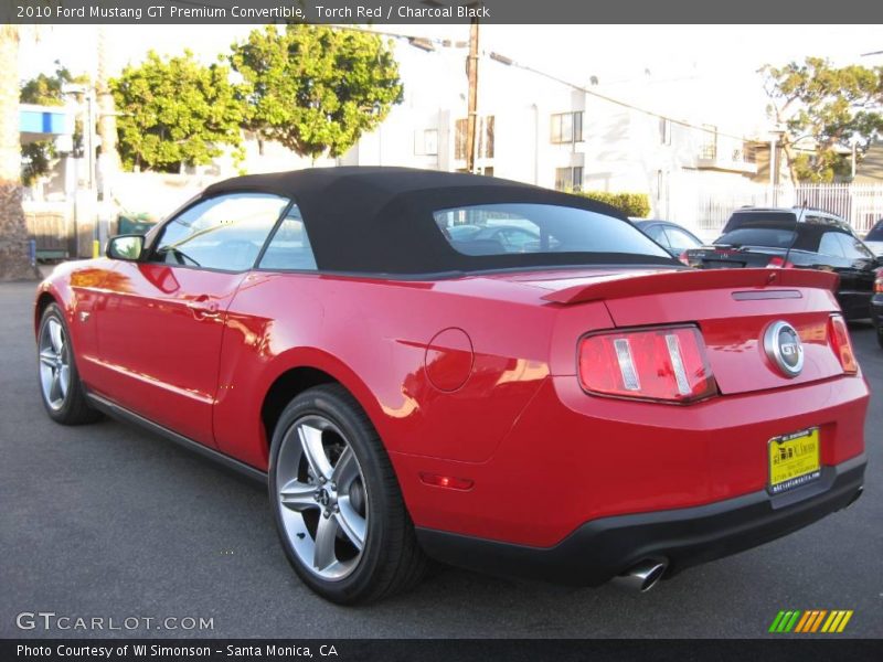 Torch Red / Charcoal Black 2010 Ford Mustang GT Premium Convertible