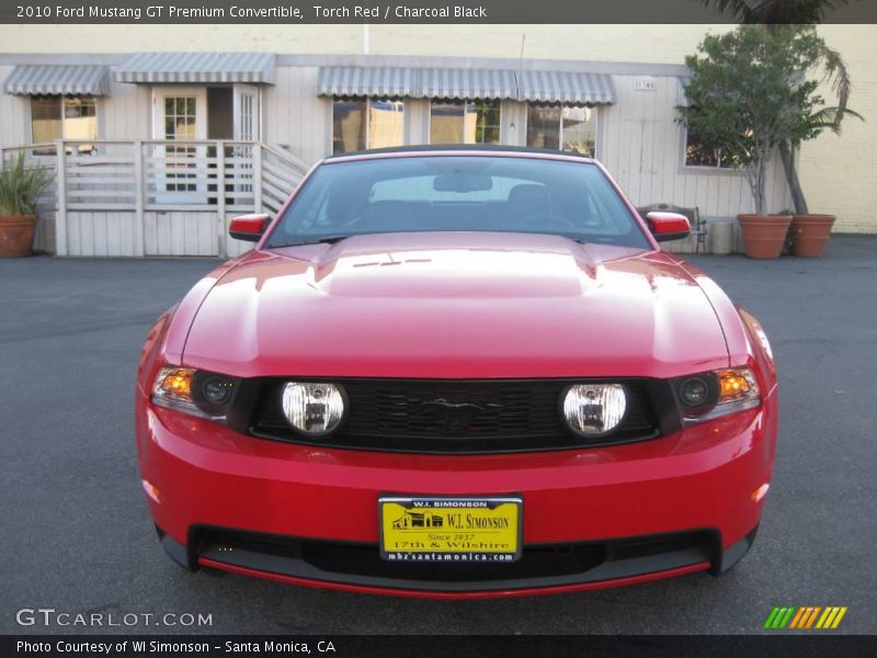 Torch Red / Charcoal Black 2010 Ford Mustang GT Premium Convertible