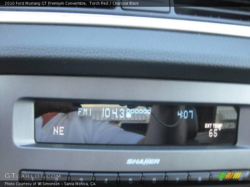 Torch Red / Charcoal Black 2010 Ford Mustang GT Premium Convertible