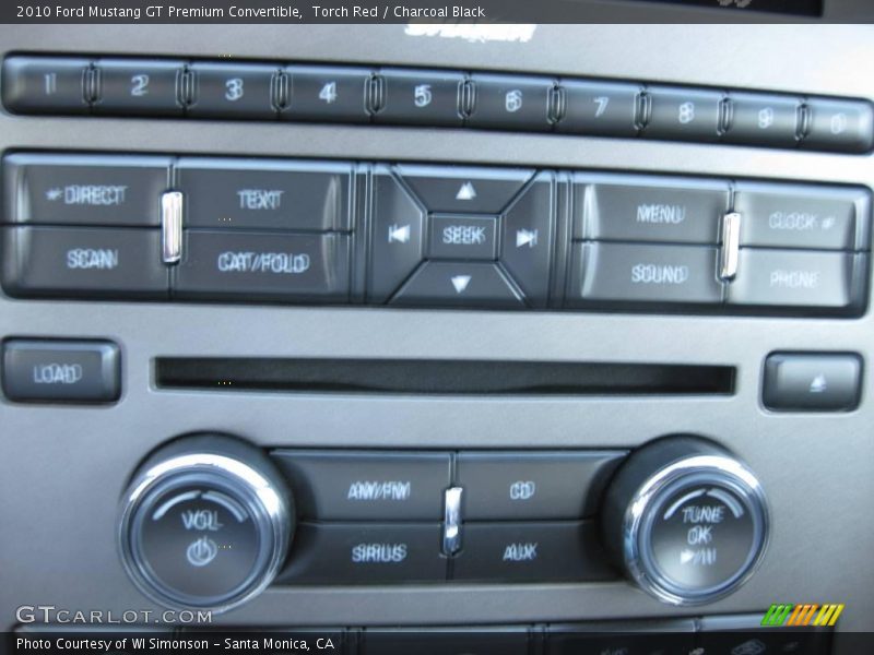 Torch Red / Charcoal Black 2010 Ford Mustang GT Premium Convertible