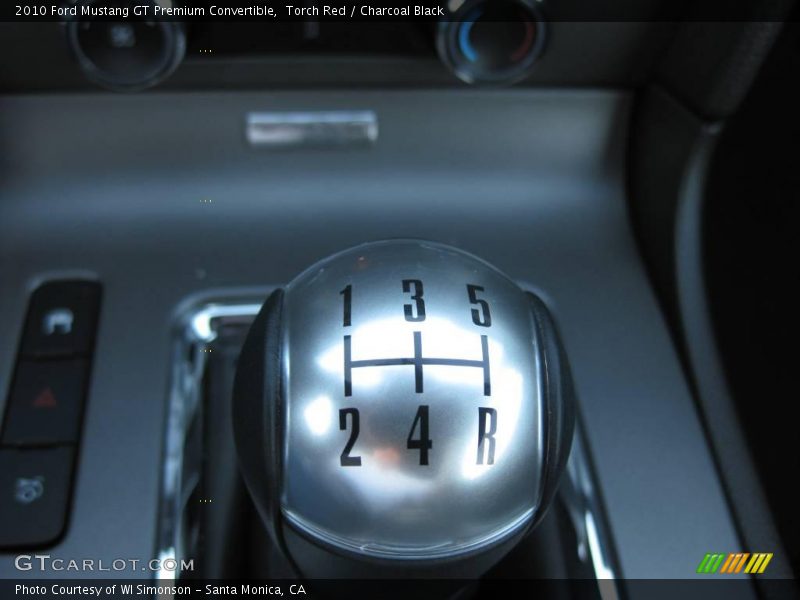 Torch Red / Charcoal Black 2010 Ford Mustang GT Premium Convertible