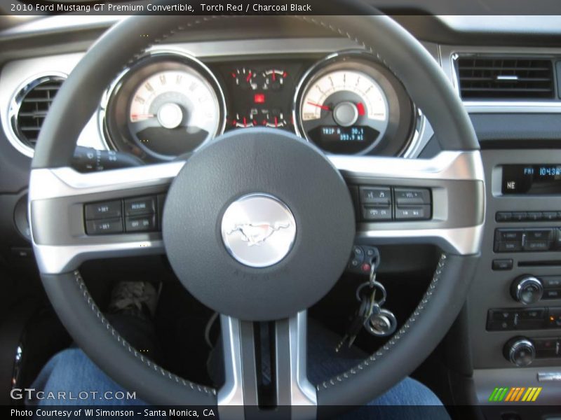 Torch Red / Charcoal Black 2010 Ford Mustang GT Premium Convertible