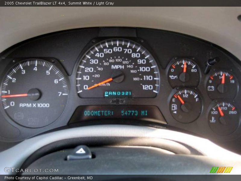 Summit White / Light Gray 2005 Chevrolet TrailBlazer LT 4x4