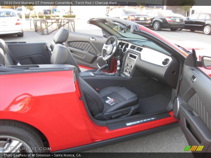 Torch Red / Charcoal Black 2010 Ford Mustang GT Premium Convertible