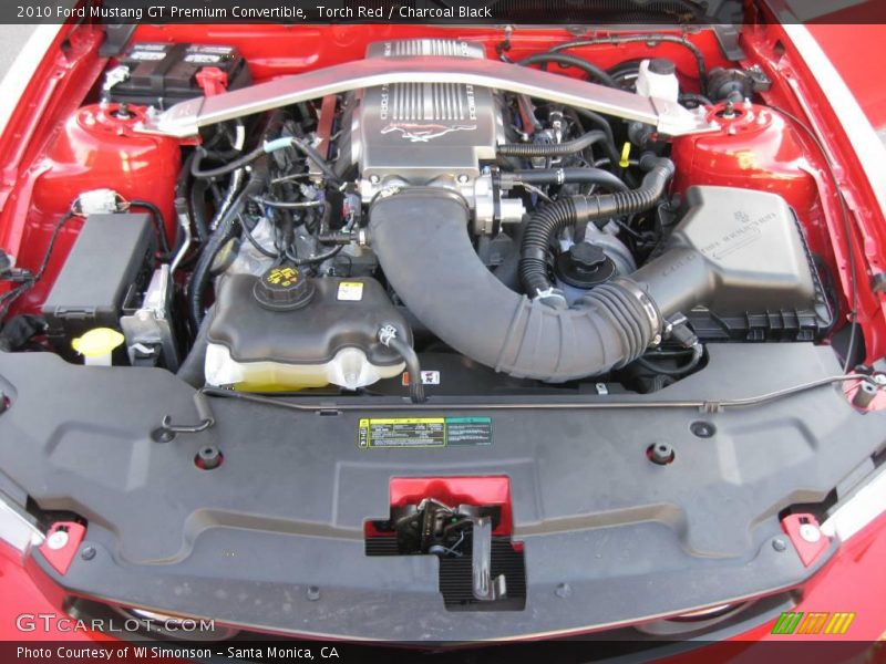 Torch Red / Charcoal Black 2010 Ford Mustang GT Premium Convertible