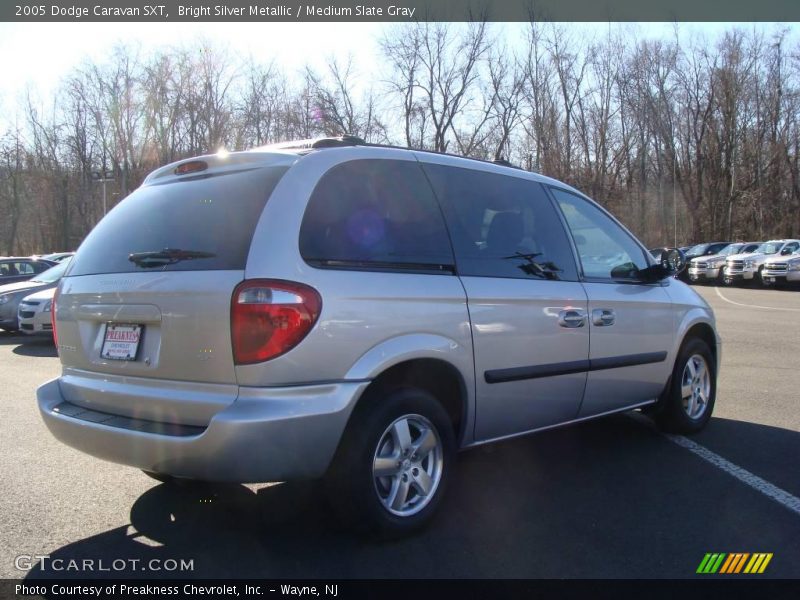 Bright Silver Metallic / Medium Slate Gray 2005 Dodge Caravan SXT