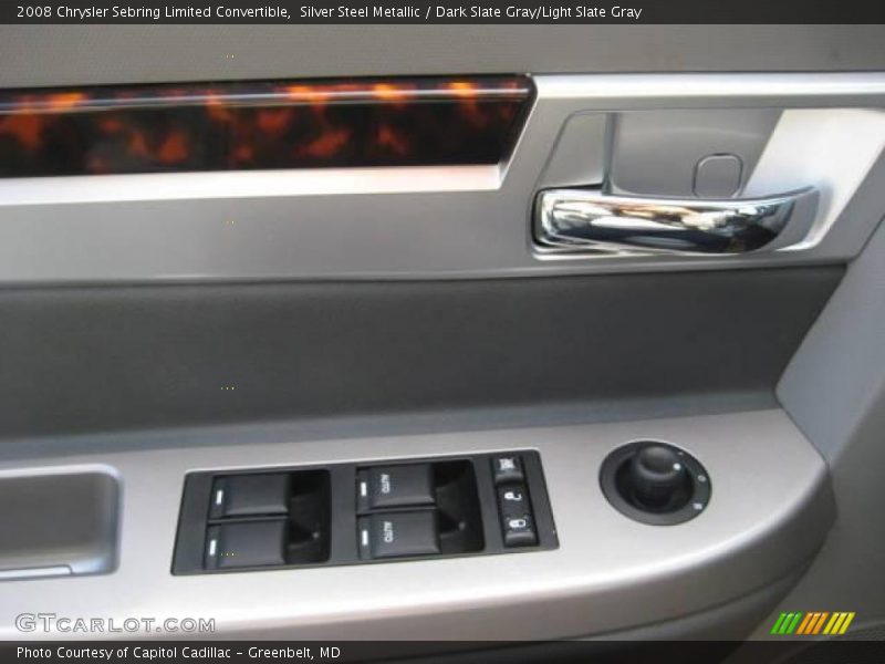 Silver Steel Metallic / Dark Slate Gray/Light Slate Gray 2008 Chrysler Sebring Limited Convertible