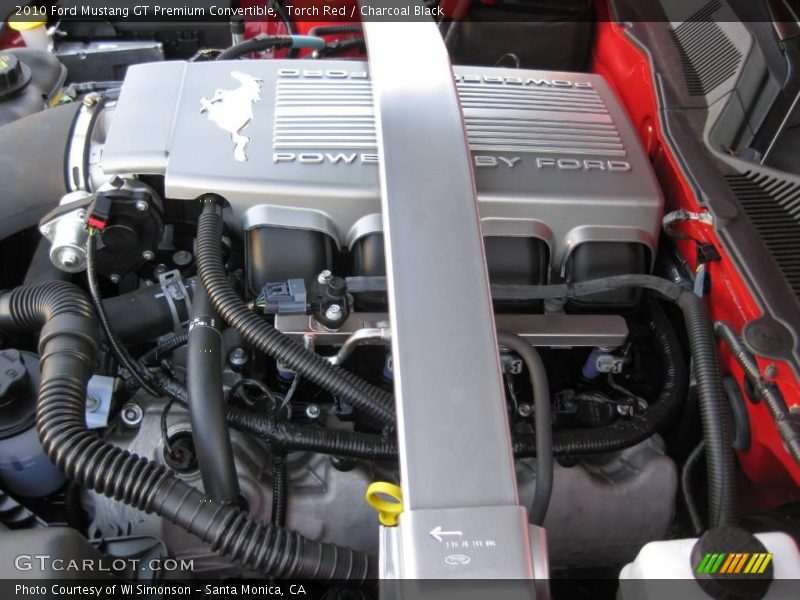 Torch Red / Charcoal Black 2010 Ford Mustang GT Premium Convertible