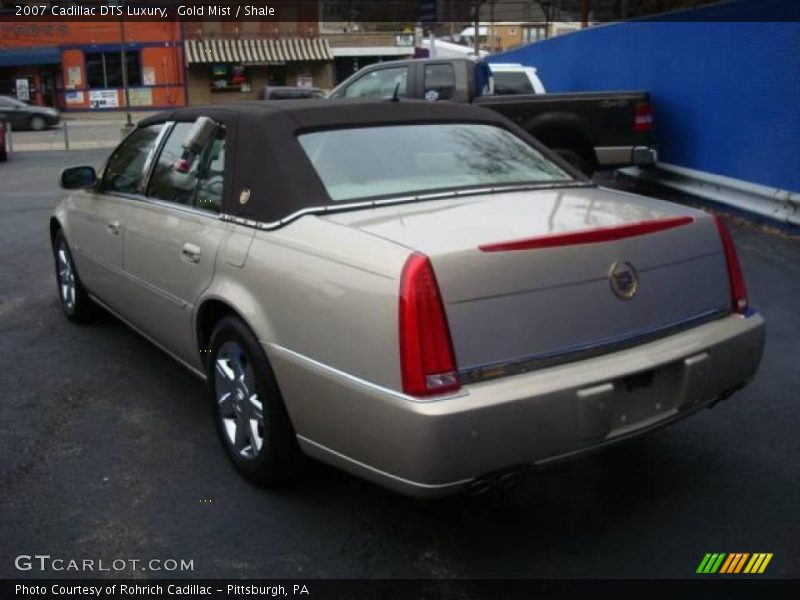 Gold Mist / Shale 2007 Cadillac DTS Luxury