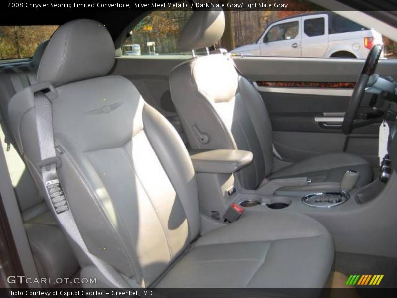 Silver Steel Metallic / Dark Slate Gray/Light Slate Gray 2008 Chrysler Sebring Limited Convertible