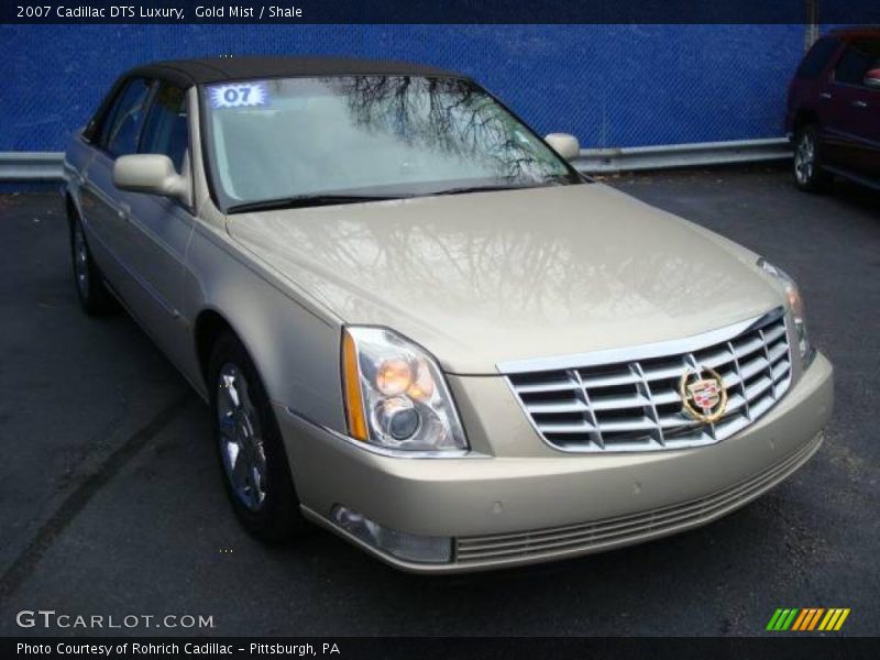 Gold Mist / Shale 2007 Cadillac DTS Luxury