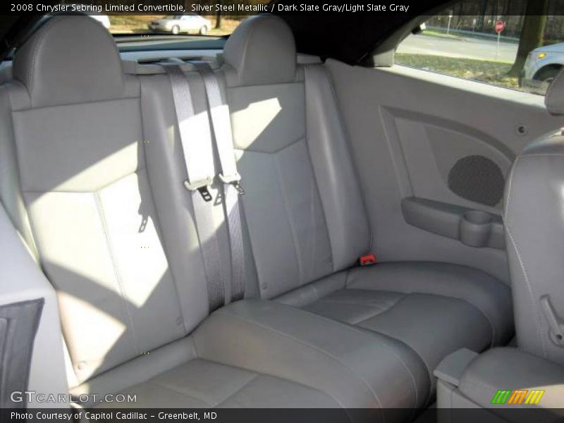 Silver Steel Metallic / Dark Slate Gray/Light Slate Gray 2008 Chrysler Sebring Limited Convertible
