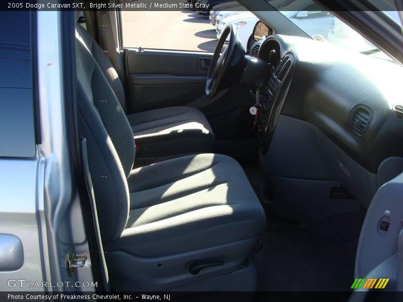 Bright Silver Metallic / Medium Slate Gray 2005 Dodge Caravan SXT