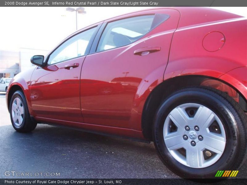 Inferno Red Crystal Pearl / Dark Slate Gray/Light Slate Gray 2008 Dodge Avenger SE