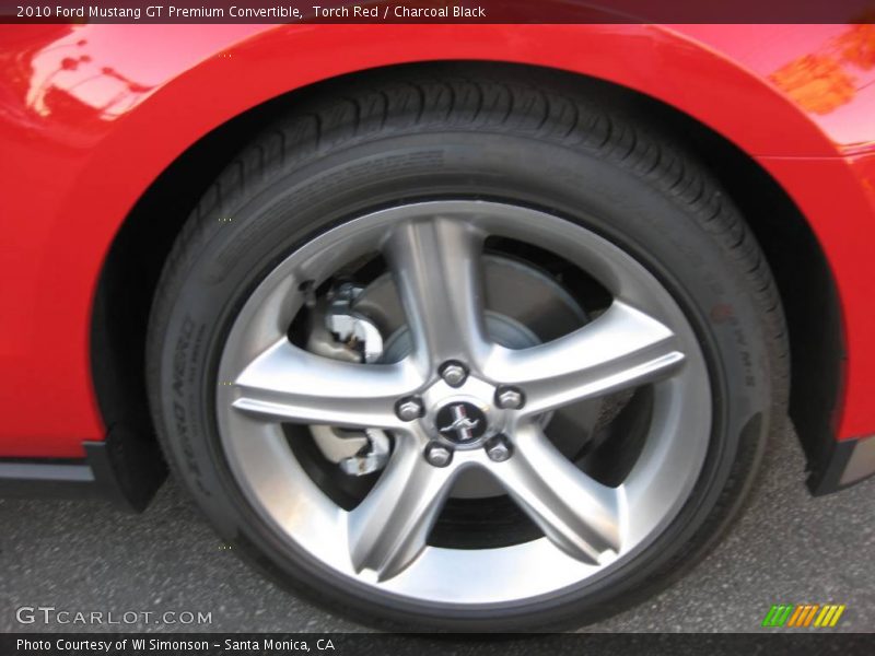 Torch Red / Charcoal Black 2010 Ford Mustang GT Premium Convertible