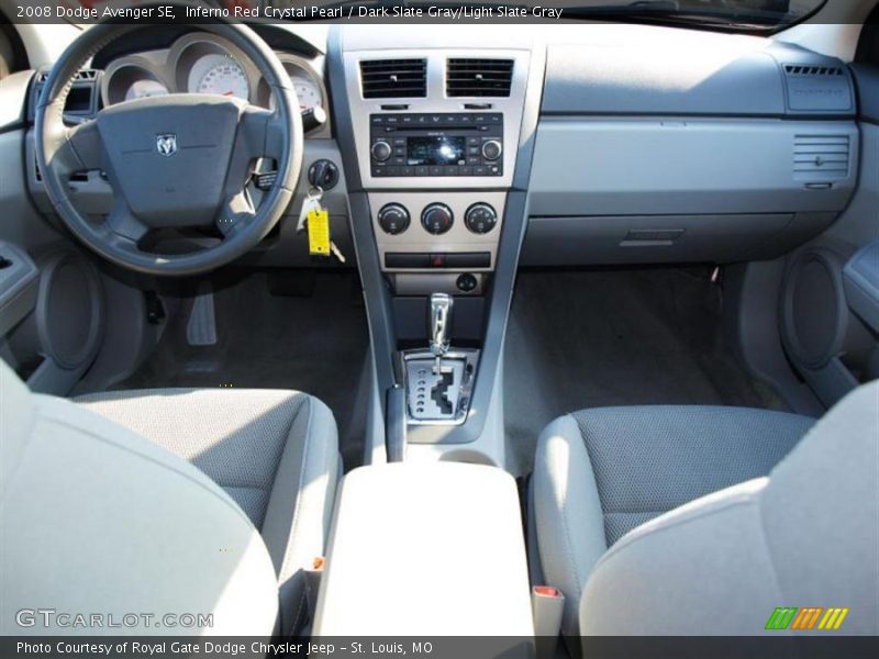 Inferno Red Crystal Pearl / Dark Slate Gray/Light Slate Gray 2008 Dodge Avenger SE