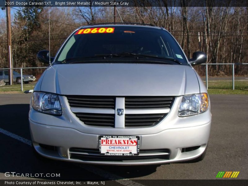 Bright Silver Metallic / Medium Slate Gray 2005 Dodge Caravan SXT