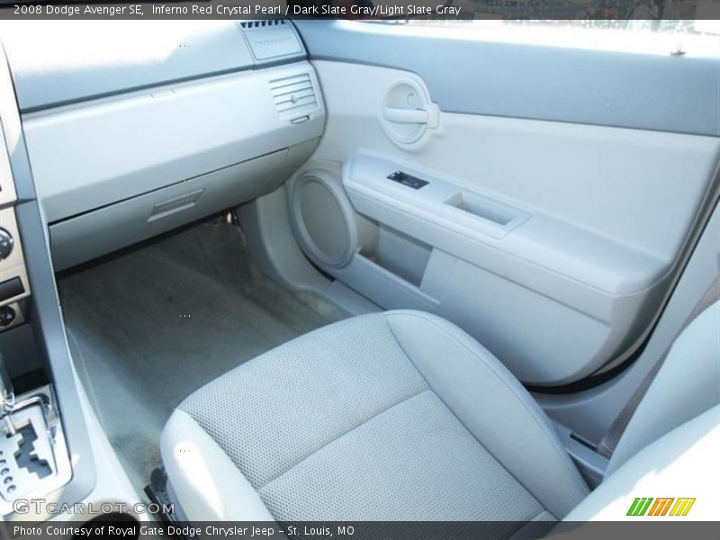 Inferno Red Crystal Pearl / Dark Slate Gray/Light Slate Gray 2008 Dodge Avenger SE