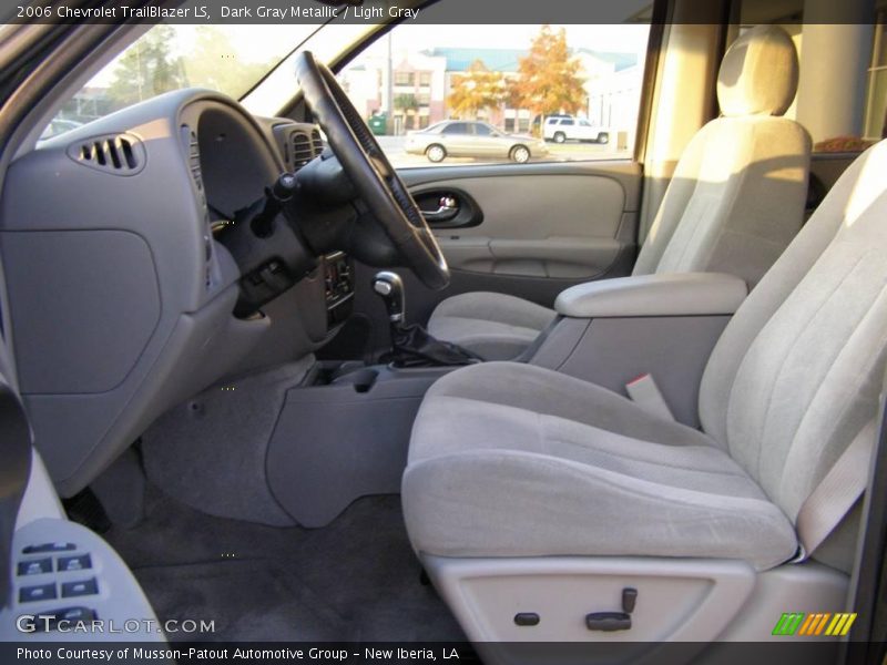 Dark Gray Metallic / Light Gray 2006 Chevrolet TrailBlazer LS