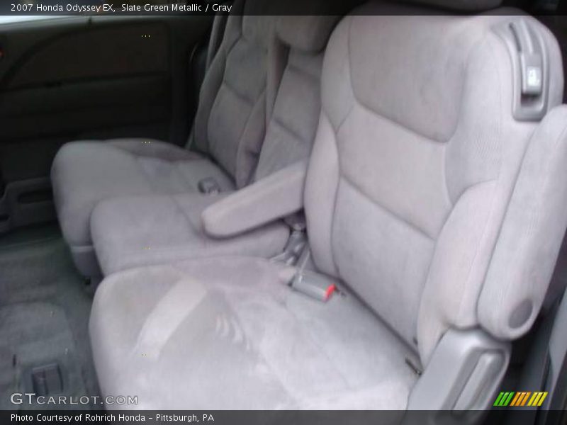 Slate Green Metallic / Gray 2007 Honda Odyssey EX