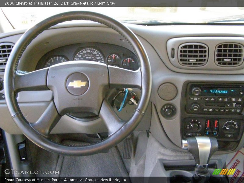 Dark Gray Metallic / Light Gray 2006 Chevrolet TrailBlazer LS