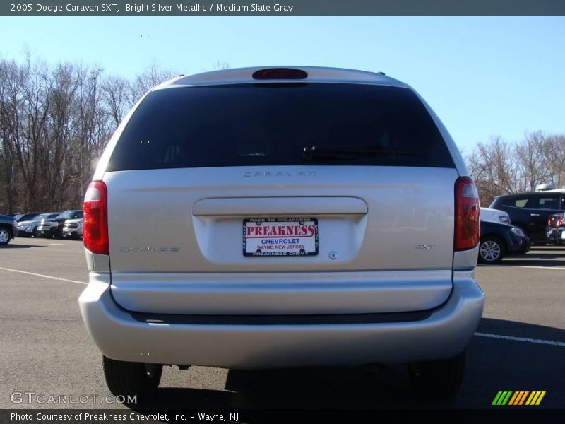 Bright Silver Metallic / Medium Slate Gray 2005 Dodge Caravan SXT