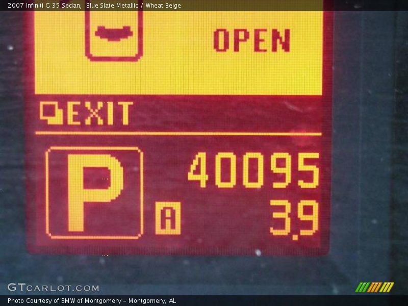 Blue Slate Metallic / Wheat Beige 2007 Infiniti G 35 Sedan