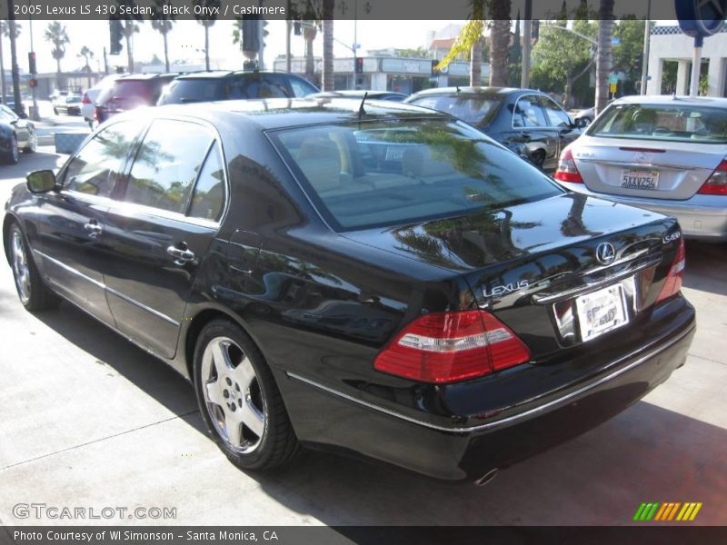 Black Onyx / Cashmere 2005 Lexus LS 430 Sedan