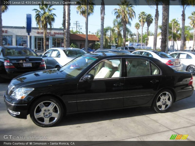 Black Onyx / Cashmere 2005 Lexus LS 430 Sedan