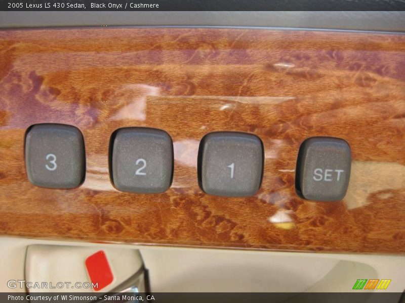 Black Onyx / Cashmere 2005 Lexus LS 430 Sedan