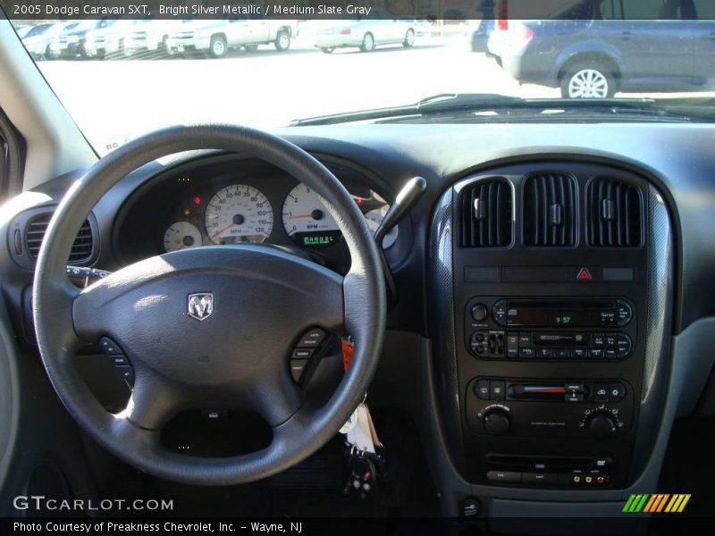 Bright Silver Metallic / Medium Slate Gray 2005 Dodge Caravan SXT