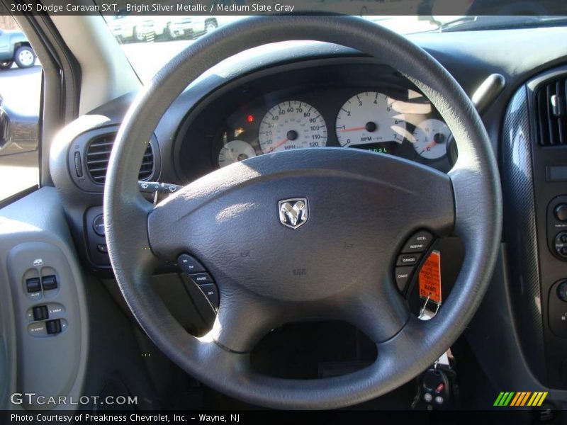 Bright Silver Metallic / Medium Slate Gray 2005 Dodge Caravan SXT