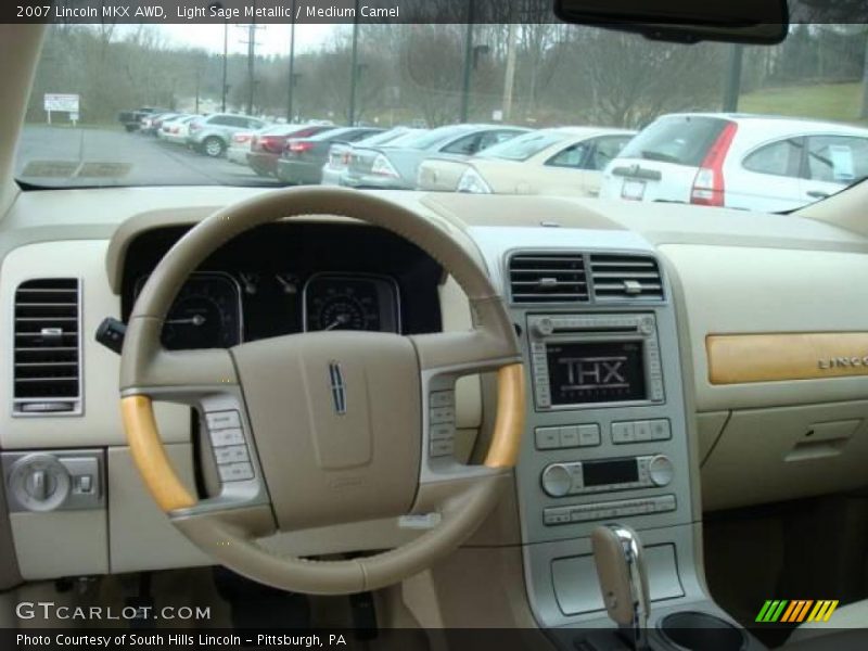 Light Sage Metallic / Medium Camel 2007 Lincoln MKX AWD
