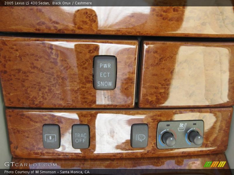 Black Onyx / Cashmere 2005 Lexus LS 430 Sedan