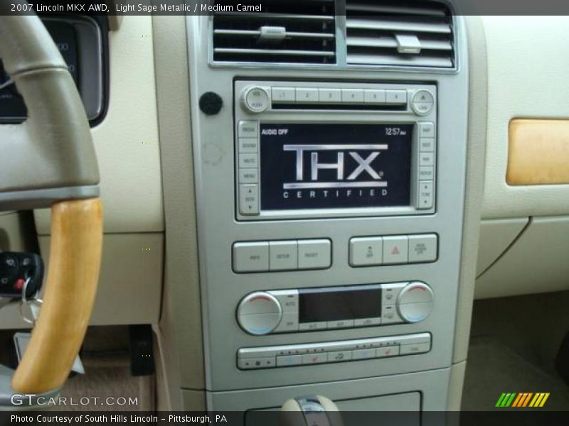 Light Sage Metallic / Medium Camel 2007 Lincoln MKX AWD