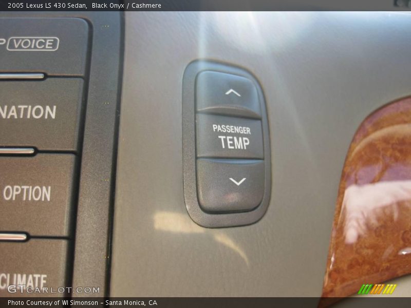 Black Onyx / Cashmere 2005 Lexus LS 430 Sedan