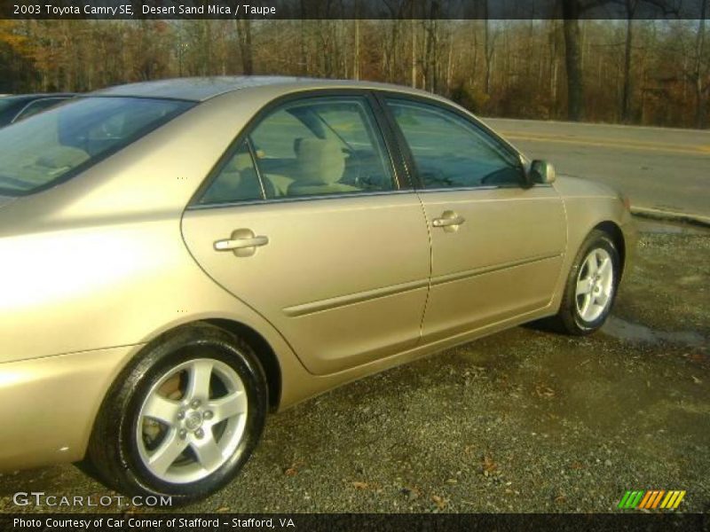 Desert Sand Mica / Taupe 2003 Toyota Camry SE