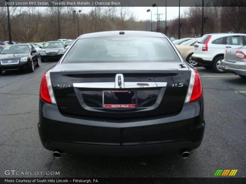 Tuxedo Black Metallic / Charcoal Black 2009 Lincoln MKS Sedan