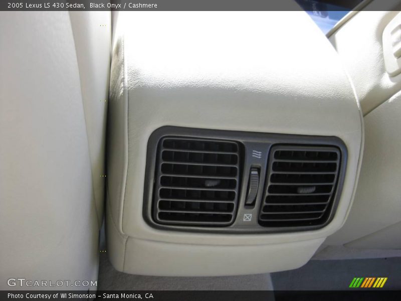 Black Onyx / Cashmere 2005 Lexus LS 430 Sedan