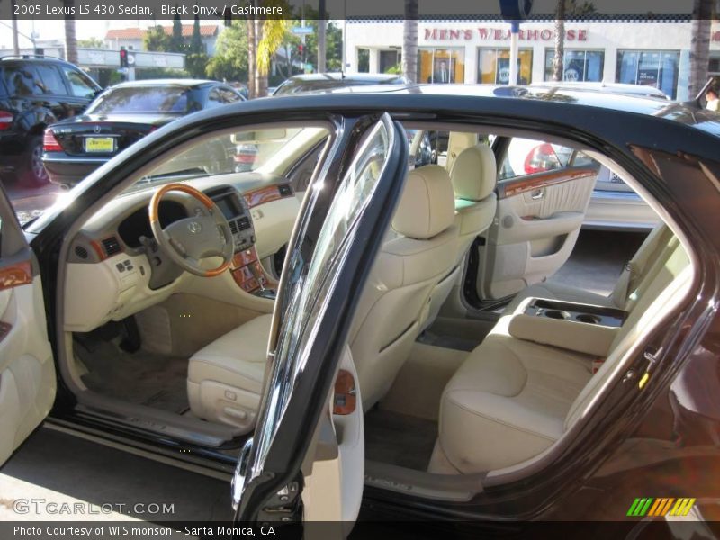Black Onyx / Cashmere 2005 Lexus LS 430 Sedan
